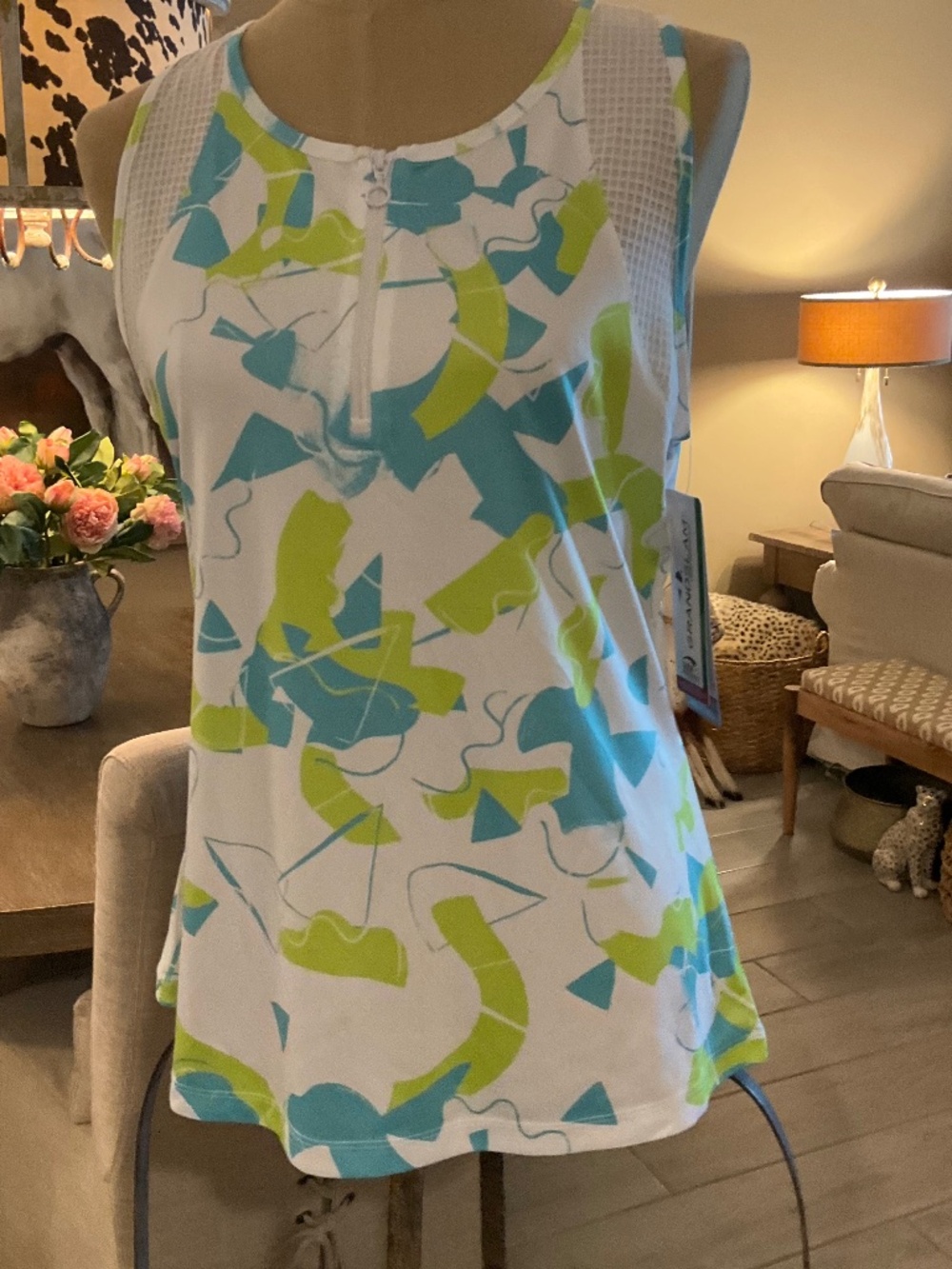 “Grand Slam” sleeveless top